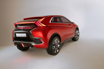 Картинка автомобили mitsubishi 2015г xr-phev ii concept красный