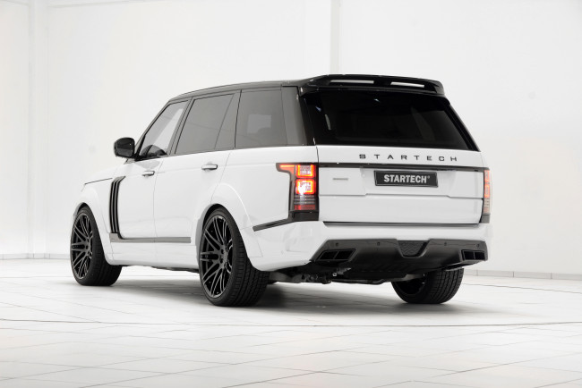 Обои картинки фото автомобили, range rover, l405, lwb, светлый, 2015г, range, rover, startech