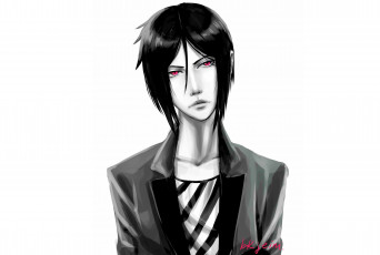 Картинка аниме kuroshitsuji себастьян