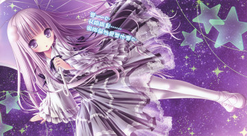 обоя аниме, ro-kyu-bu, зонт, hakamada, hinata, девочка, арт, tinkle