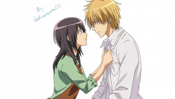 Картинка аниме kaichou+wa+maid-sama фон парень девушка