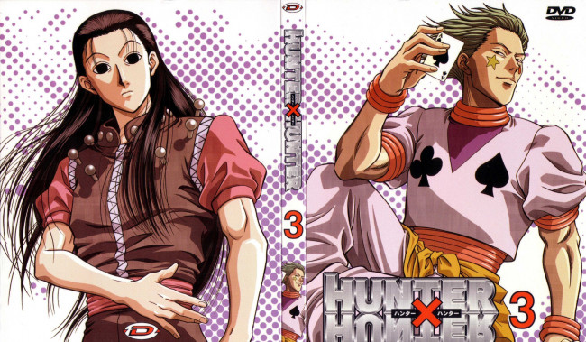 Обои картинки фото аниме, hunter x hunter, иллуми, хисока