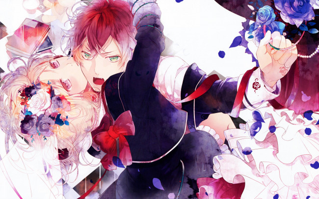 Обои картинки фото аниме, diabolik lovers, дьявольские, возлюбленные