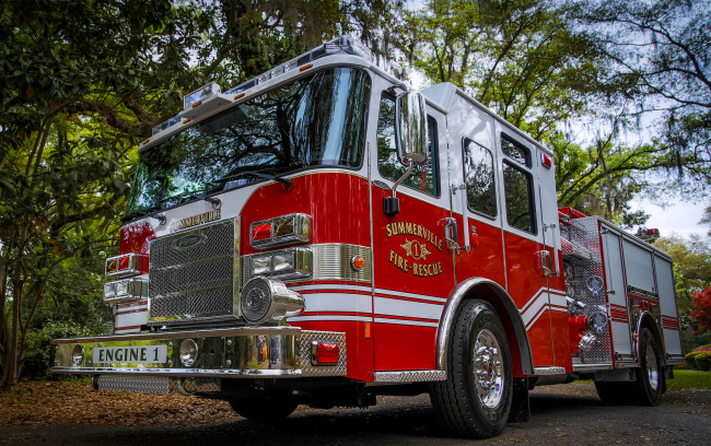 Обои картинки фото автомобили, пожарные машины, pierce