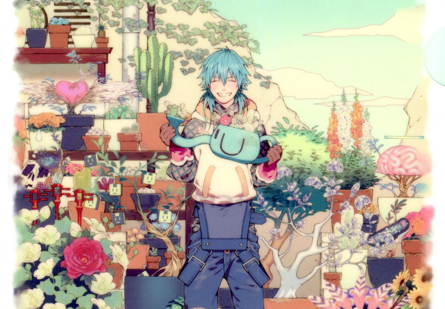 Обои картинки фото аниме, dramatical murder, драматическое, убийство