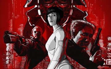 Картинка рисованное кино ghost in the shell