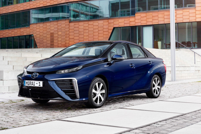 Обои картинки фото toyota mirai 2016, автомобили, toyota, 2016, mirai