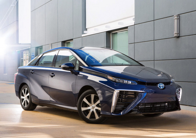 Обои картинки фото toyota mirai 2016, автомобили, toyota, 2016, mirai