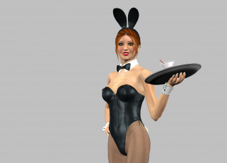 Картинка 3д+графика люди+ people девушка взгляд фон