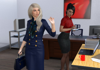 Картинка she+wolf 3д+графика фантазия+ fantasy фон взгляд девушки