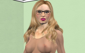 Картинка 3д+графика люди+ people фон взгляд девушка