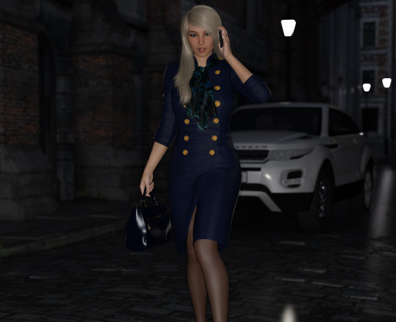 Обои картинки фото she wolf, 3д графика, фантазия , fantasy, фон, взгляд, девушка