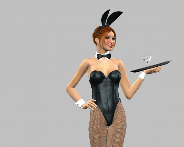 Обои картинки фото 3д графика, люди , people, девушка, взгляд, фон