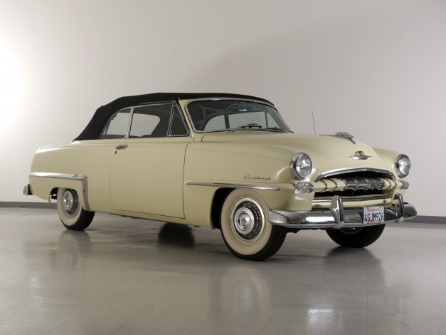 Обои картинки фото plymouth cranbrook convertible 1953, автомобили, plymouth, 1953, convertible, cranbrook