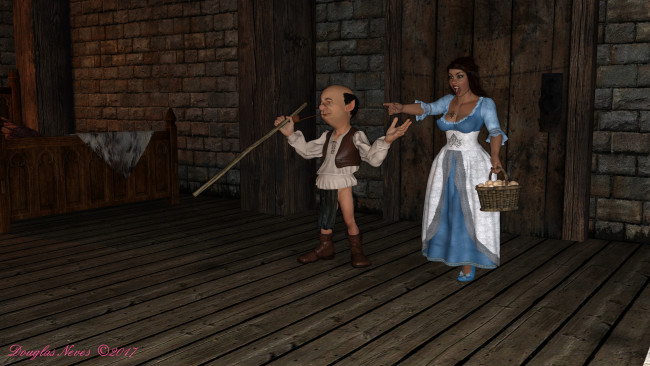 Обои картинки фото 3д графика, фантазия , fantasy, девушка, фон, взгляд