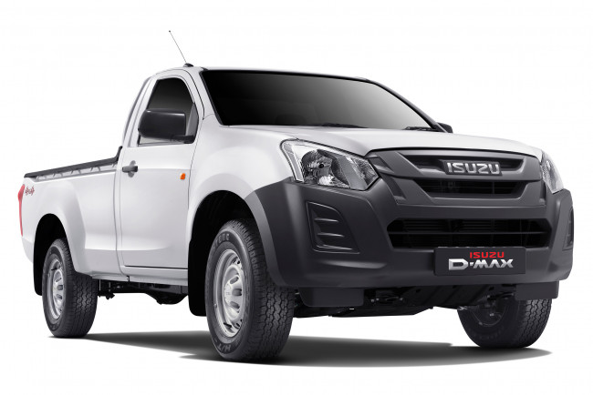 Обои картинки фото isuzu d-max single cab 4&, 215, 4 th-spec 2017, автомобили, isuzu, d-max, single, cab, th-spec, 2017