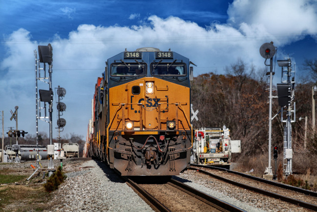 Обои картинки фото техника, поезда, состав, локомотив