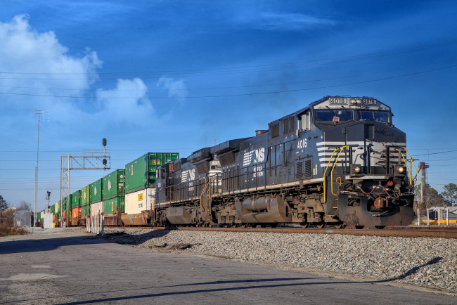 Обои картинки фото техника, поезда, состав, локомотив