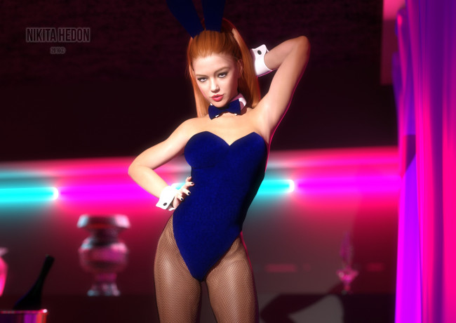 Обои картинки фото 3д графика, люди , people, фон, взгляд, девушка