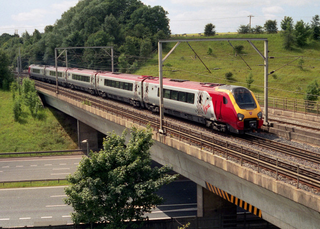 Обои картинки фото техника, электровозы, локомотив, состав