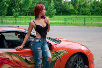 Картинка автомобили -авто+с+девушками авто девушка