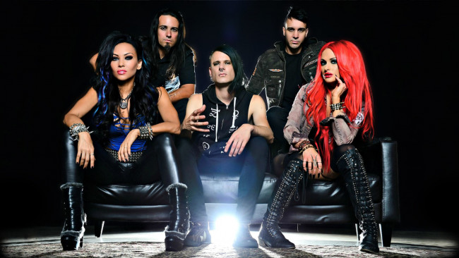 Обои картинки фото butcher-babies, музыка, butcher babies, группа