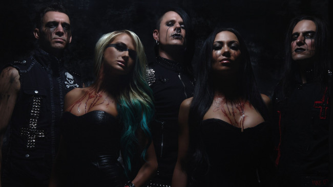 Обои картинки фото butcher-babies, музыка, butcher babies, группа