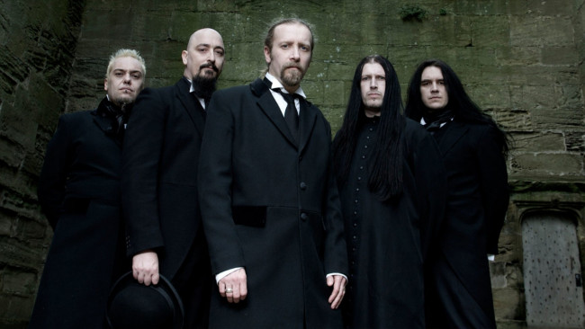 Обои картинки фото paradise lost suits coats hat hair, музыка, paradise lost, группа