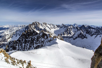 Картинка природа горы вершины снег