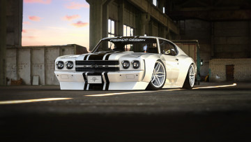 Картинка chevrolet+chevelle+ss автомобили 3д chevrolet chevelle ss