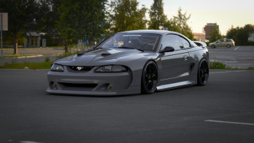 Картинка ford+mustang+cobra-r+1995 автомобили 3д ford mustang cobra r 1995