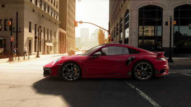 Обои картинки фото techart porsche 911 turbo s 2021, автомобили, porsche, techart, 911, turbo, s, 2021, профиль, тюнинг, порше