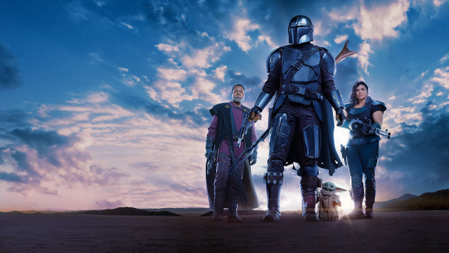 Обои картинки фото the mandalorian , сериал 2019 – , кино фильмы, the mandalorian, мандалорец, сериал, фантастика, боевик, pedro, pascal, джина, карано
