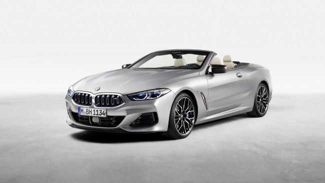 Обои картинки фото bmw m850i xdrive cabrio 2022, автомобили, bmw, бмв, m850i, xdrive, cabrio, серебристый, кабриолет