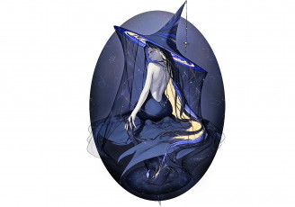 Картинка аниме unknown +другое+ девушка шляпа