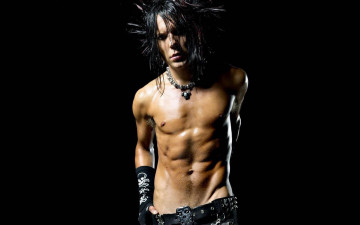 Картинка мужчины -unsort парень торс ожерелье перчатки