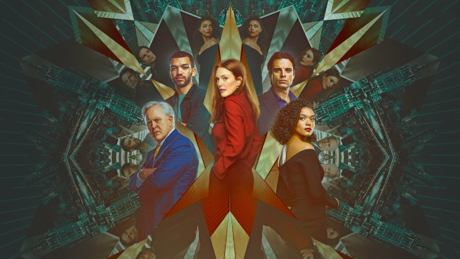 Обои картинки фото sharper ,  2023 , кино фильмы, -unknown , другое, aферисты, триллер, драма, криминал, sebastian, stan, julianne, moore, john, lithgow, sharper