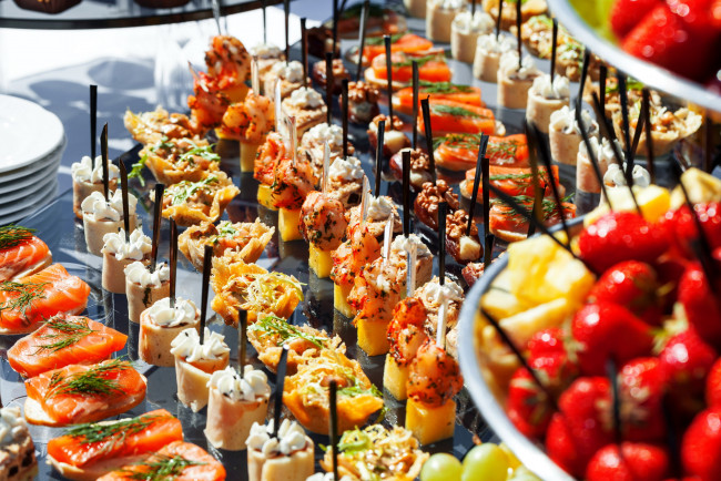 Обои картинки фото еда, бутерброды,  гамбургеры,  канапе, канапе, ассорти