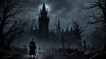 Картинка видео+игры bloodborne