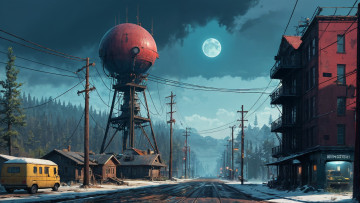 Картинка рисованное города нейросети графика нейроарт ai art нейронные сети рисунки нейро искусство нейрографика graphics neuroart neural networks drawings neuro neurography