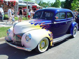 Картинка classic car автомобили выставки уличные фото