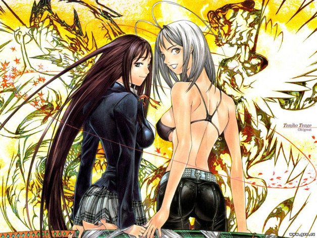 Обои картинки фото аниме, tenjou, tenge