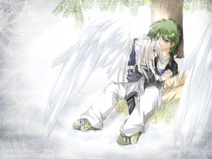 Картинка аниме angels demons