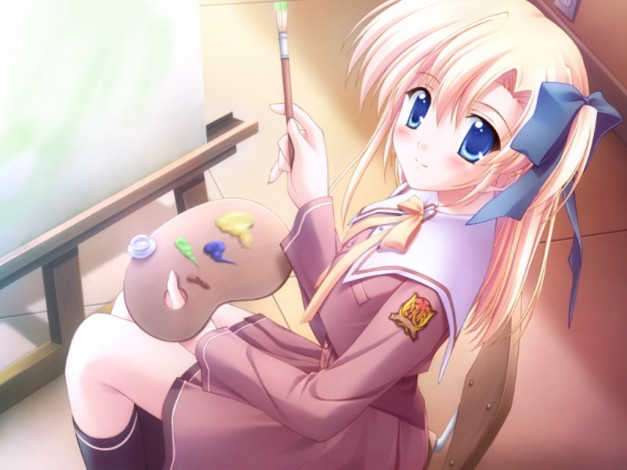 Обои картинки фото аниме, canvas