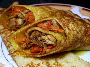 Картинка еда блины оладьи