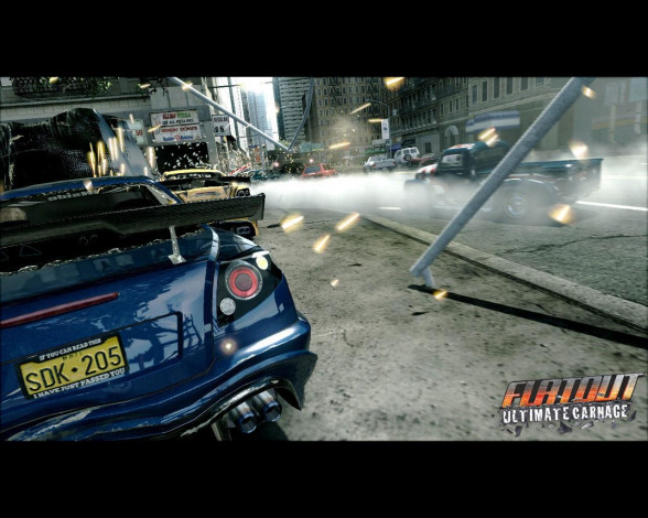 Обои картинки фото flatout, ultimate, carnage, видео, игры