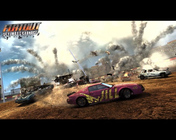 Обои картинки фото flatout, ultimate, carnage, видео, игры