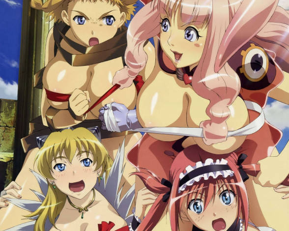 Обои картинки фото queen`s, blade, аниме