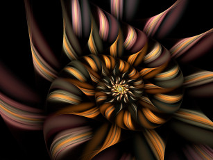 Картинка 3д графика fractal фракталы узор