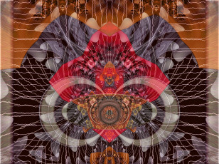 Картинка 3д графика fractal фракталы цвета